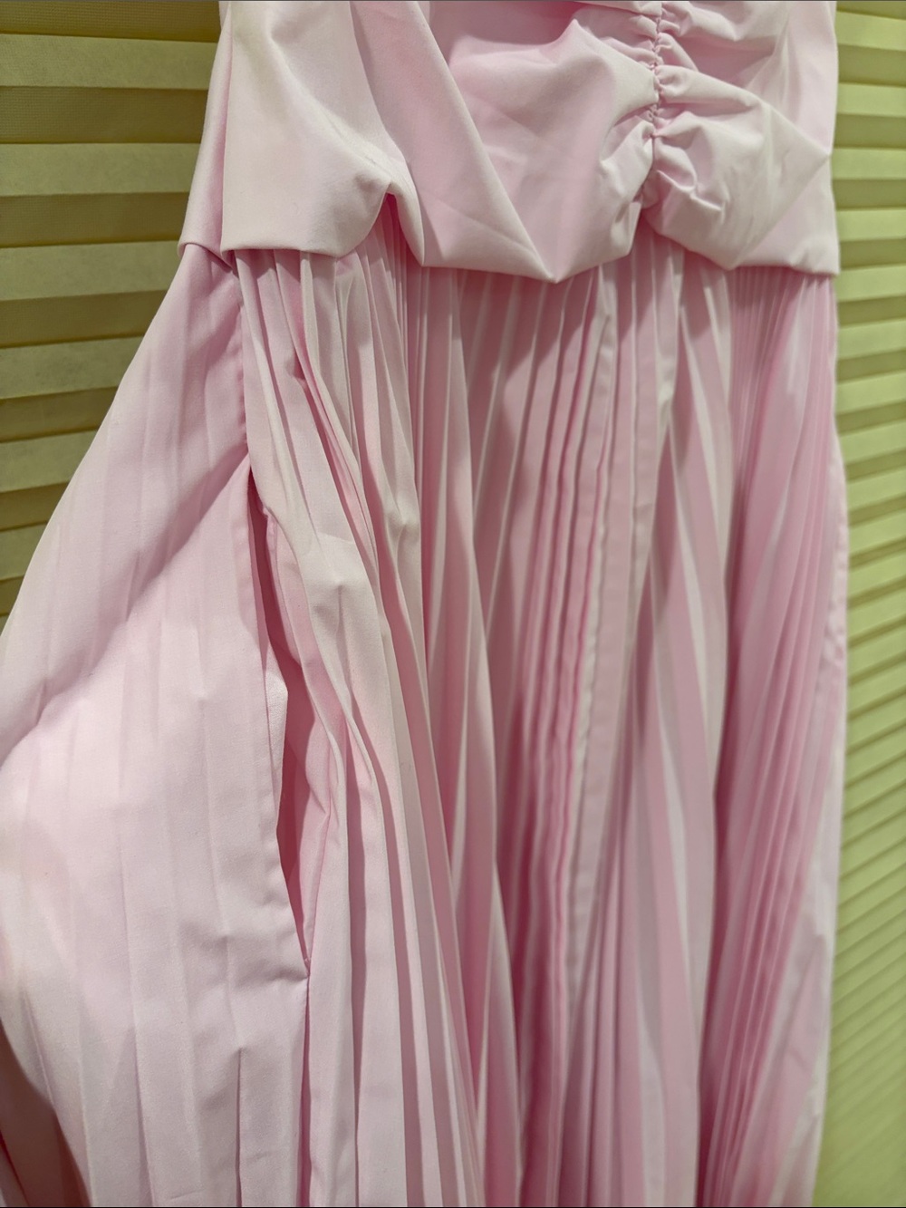 🔥CLEARANCE🔥 NWOT Simkhai V-Neck Detailed Cotton Midi Dress in Pink, Size US 6 - Picture 9 of 12